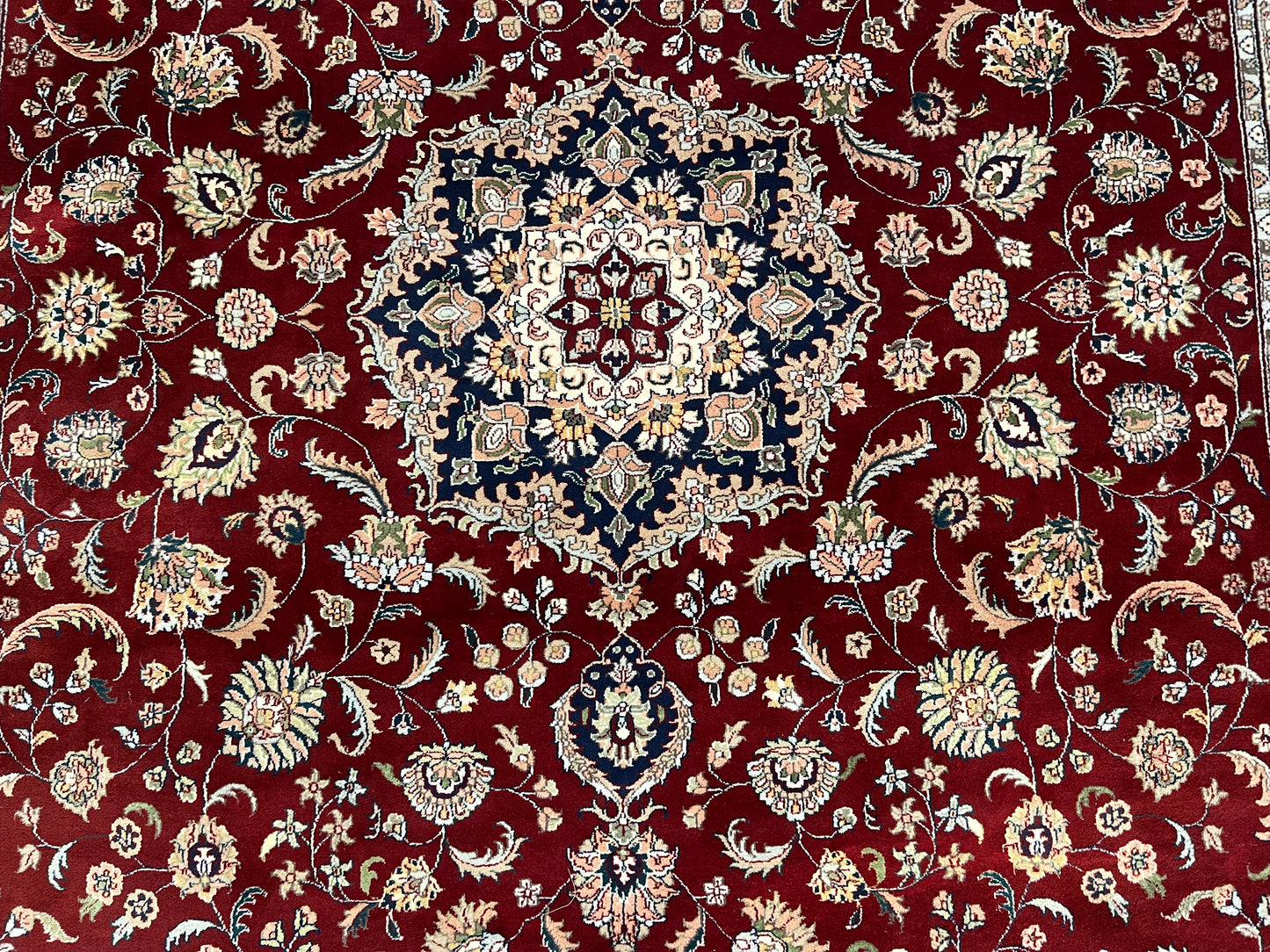 9X12 Pak Persien Keshan Handmade Wool Rug # 14559