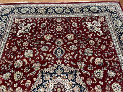 9X12 Pak Persien Keshan Handmade Wool Rug