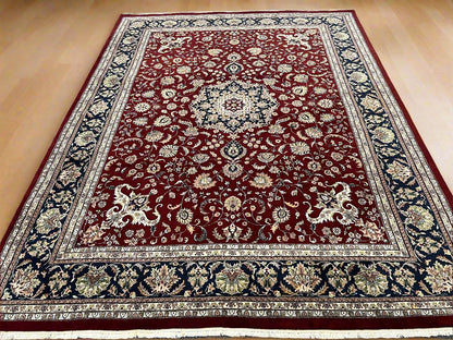 9X12 Pak Persien Keshan Handmade Wool Rug # 14559