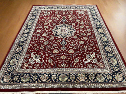 9X12 Pak Persien Keshan Handmade Wool Rug # 14559