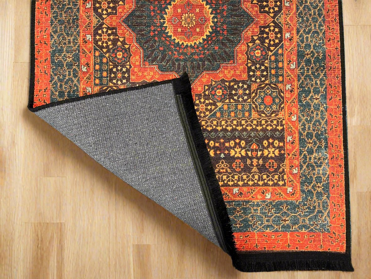 3X4 Mamluk Machine Washable Area Rug