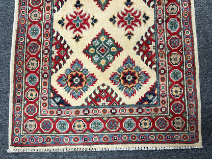 2X3 Kazak Handmade Wool Tribal Rug # 14482