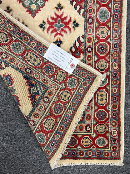 2X3 Kazak Handmade Wool Tribal Rug # 14482