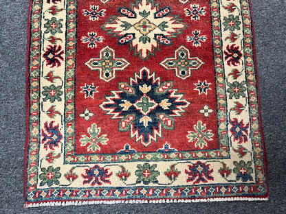 2X3 Kazak Handmade Wool Tribal Rug # 14480