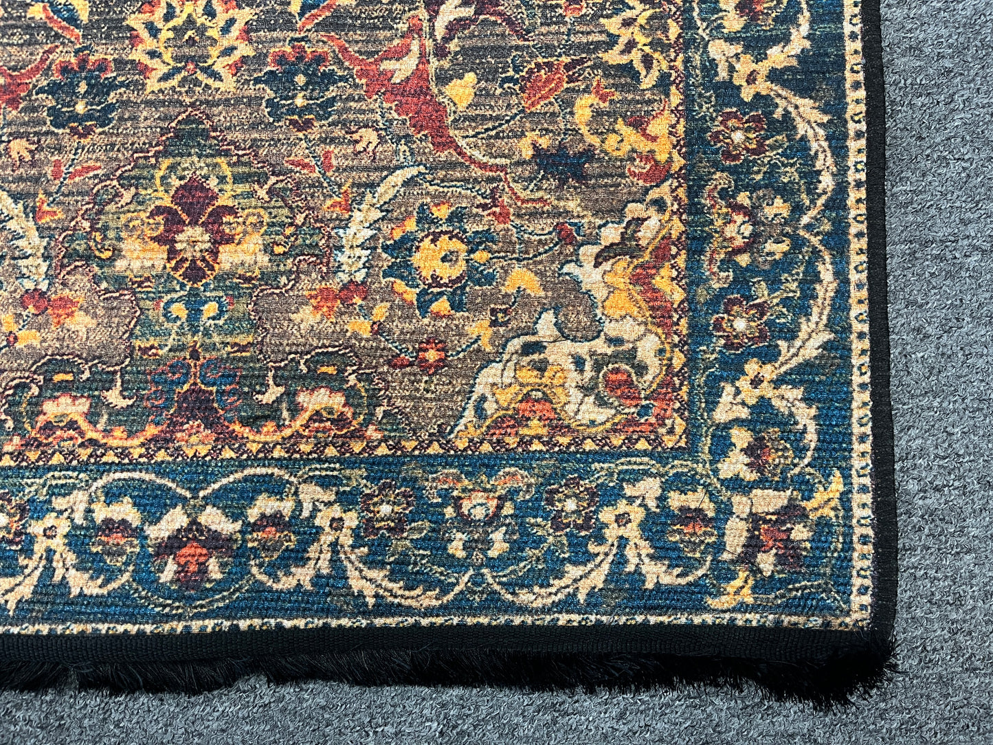 3X4 Floral Machine Washable Area Rug