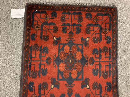 2 X 3 Khall Tribal Handmade Wool Rug # 12356