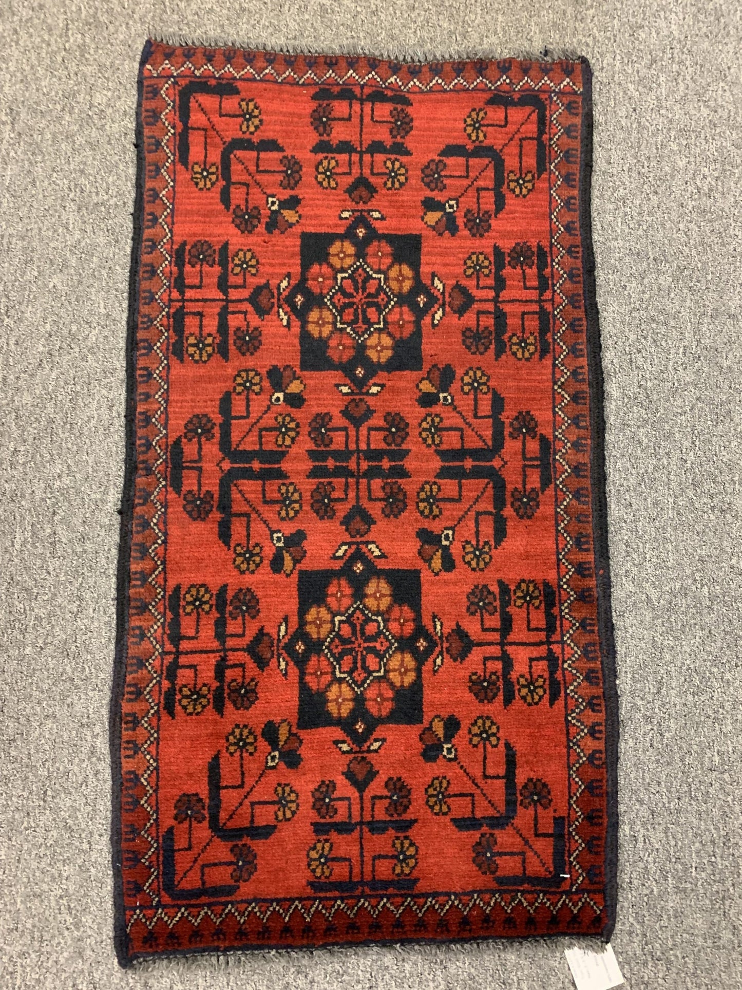 2 X 3 Khall Tribal Handmade Wool Rug # 12371