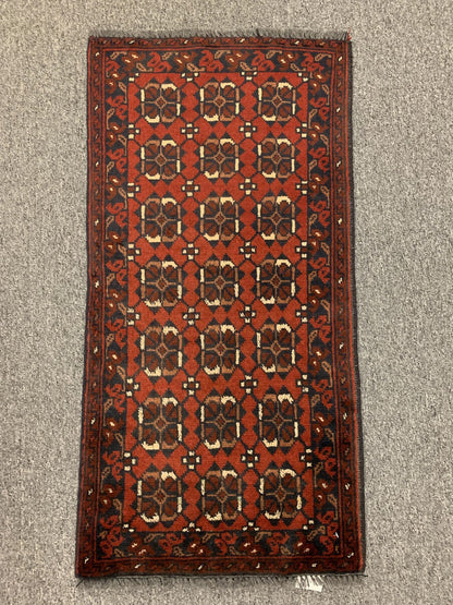 2 X 3 Khall Tribal Handmade Wool Rug # 12381