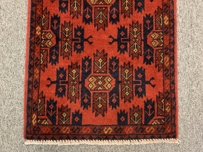 2 X 3 Khall Tribal Handmade Wool Rug # 12388