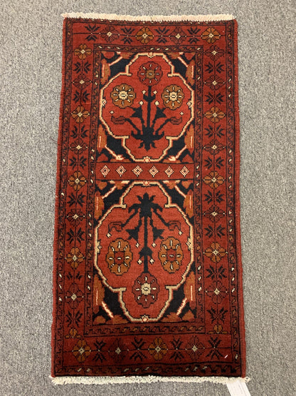 2 X 3 Khall Tribal Handmade Wool Rug # 12390