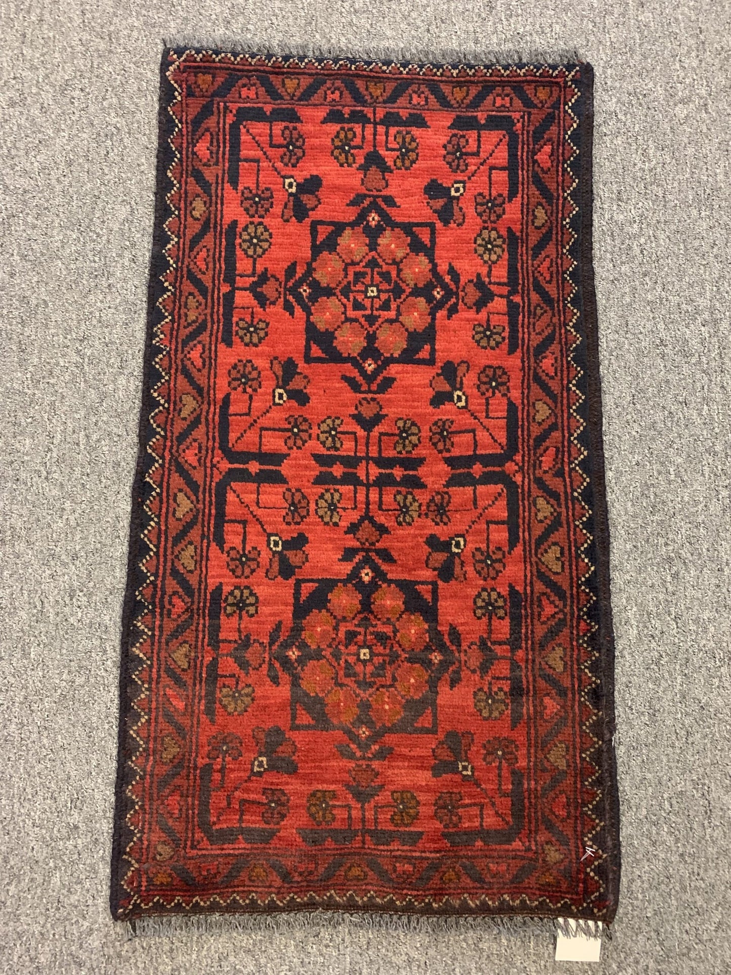 2 X 3 Khall Tribal Handmade Wool Rug # 12308