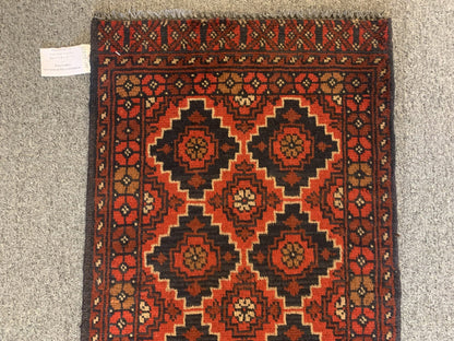 2 X 3 Khall Tribal Handmade Wool Rug # 12358