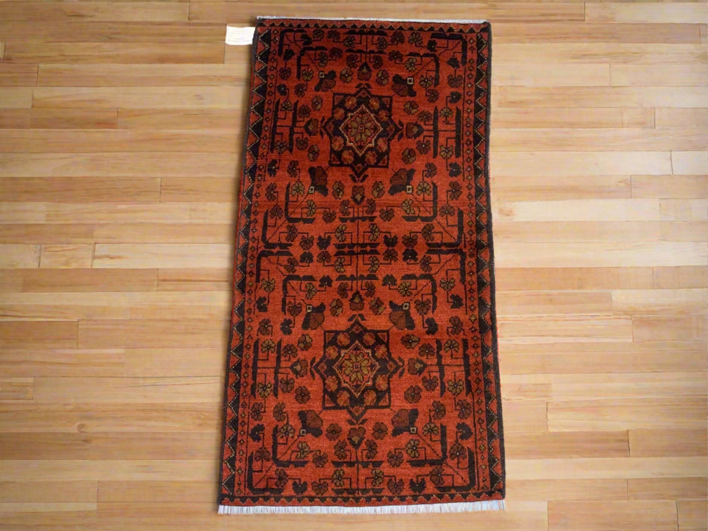 2 X 3 Khall Tribal Handmade Wool Rug # 12369