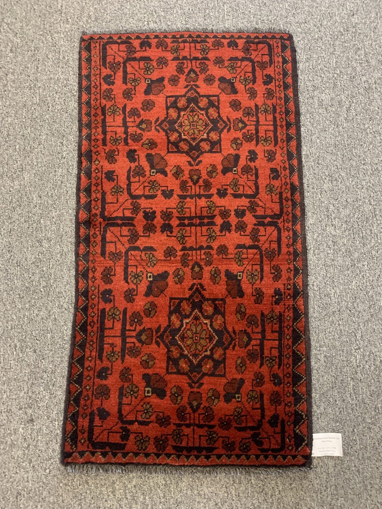 2 X 3 Khall Tribal Handmade Wool Rug # 12369