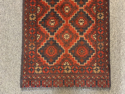 2 X 3 Khall Tribal Handmade Wool Rug # 12393