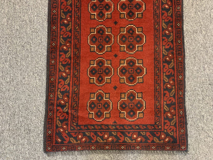 2 X 3 Khall Tribal Handmade Wool Rug # 12394