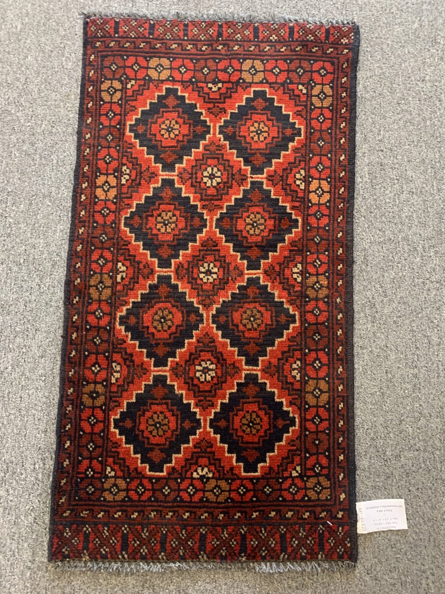 2 X 3 Khall Tribal Handmade Wool Rug # 12358