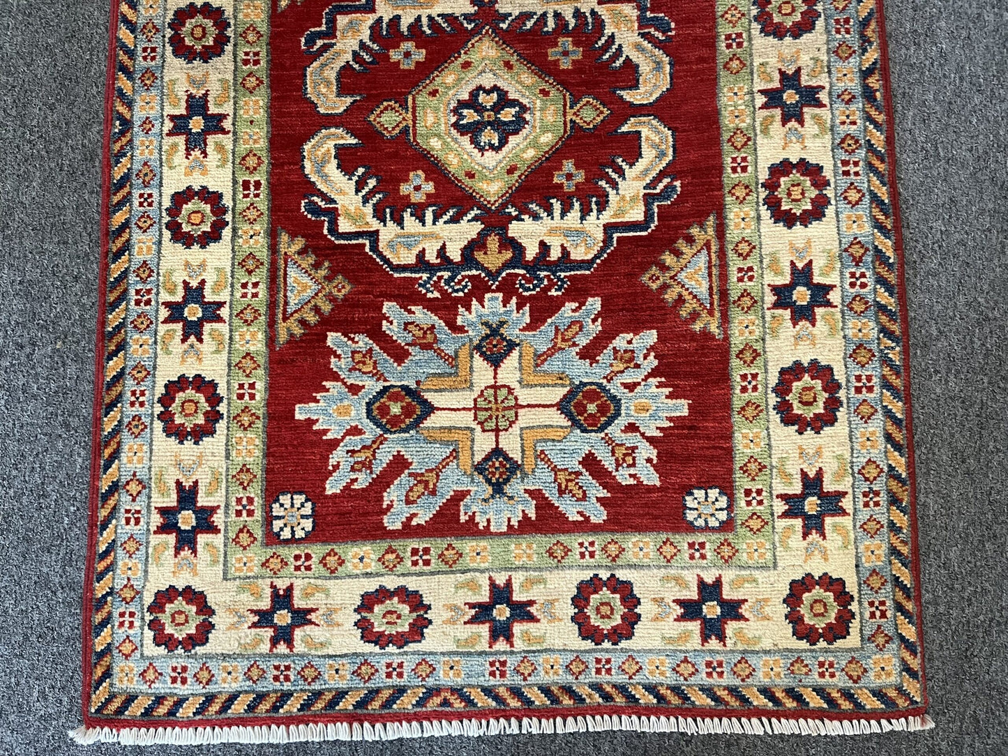 Kazak 3X4 Handmade Wool Rug # 12591