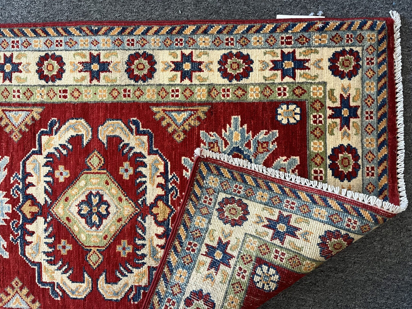 Kazak 3X4 Handmade Wool Rug # 12591