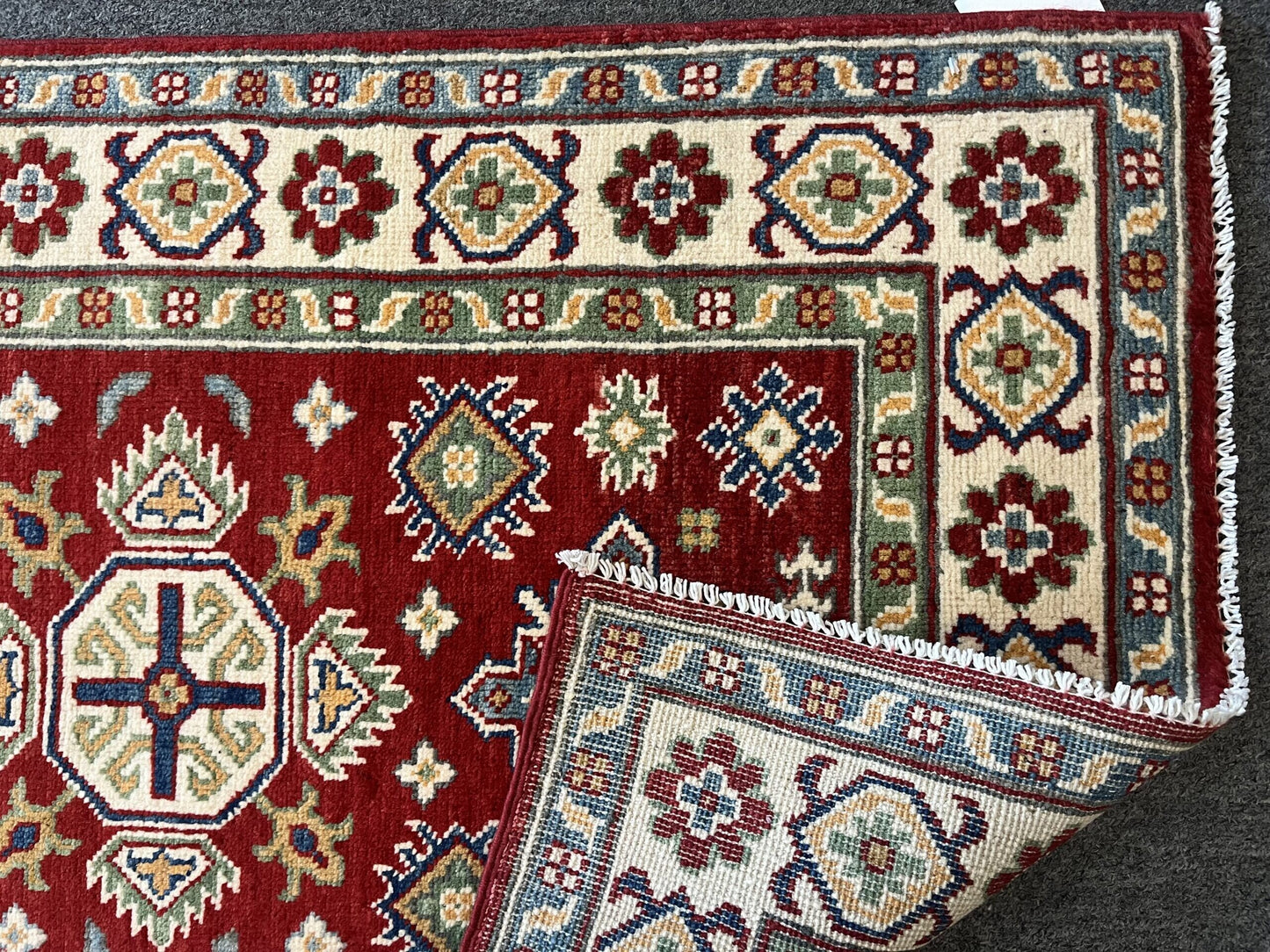 3X4 Kazak Handmade Wool Rug # 12595