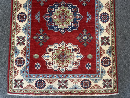 3X4 Kazak Handmade Wool Rug # 12589