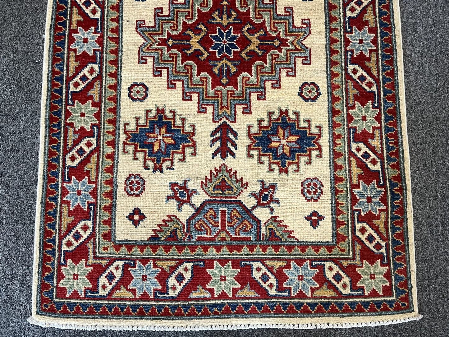 3X4 Kazak Handmade Wool Rug # 12585