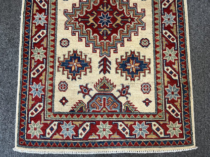 3X4 Kazak Handmade Wool Rug # 12585