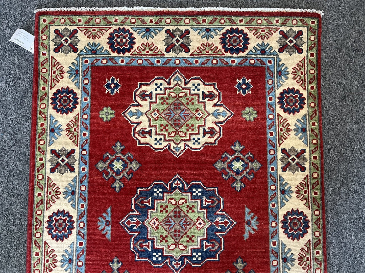 3X4 Kazak Handmade Wool Rug # 12589