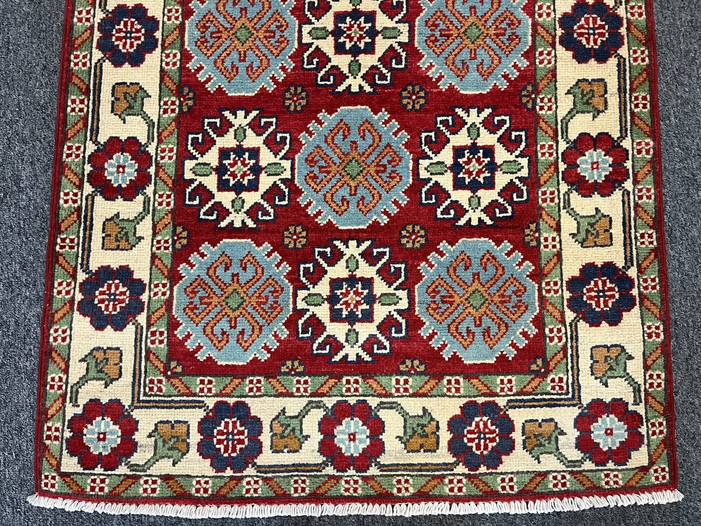 3X4 Kazak Handmade Wool Rug # 13352