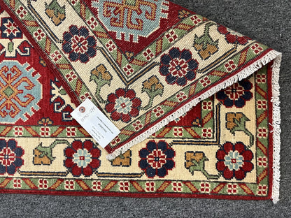 3X4 Kazak Handmade Wool Rug # 13352