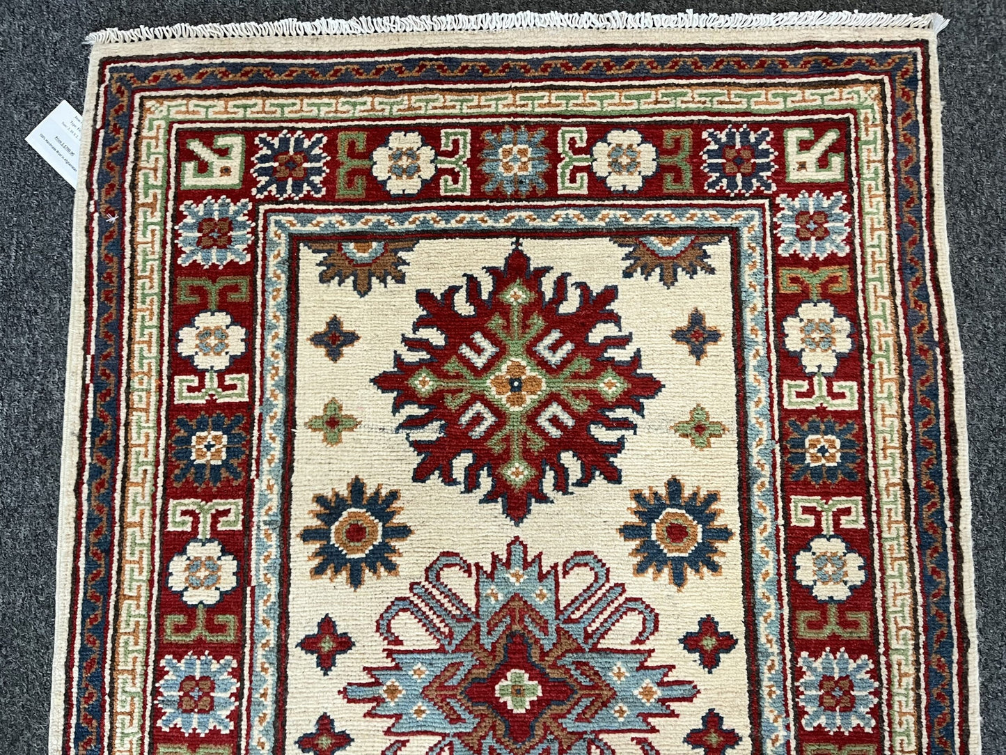 3X4 Kazak Handmade Wool Rug # 13342