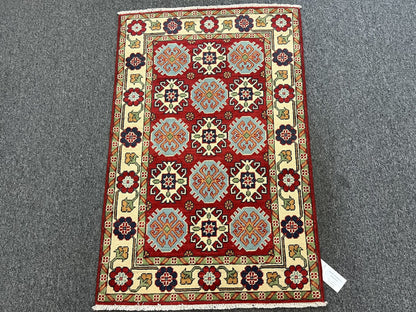 3X4 Kazak Handmade Wool Rug # 13352