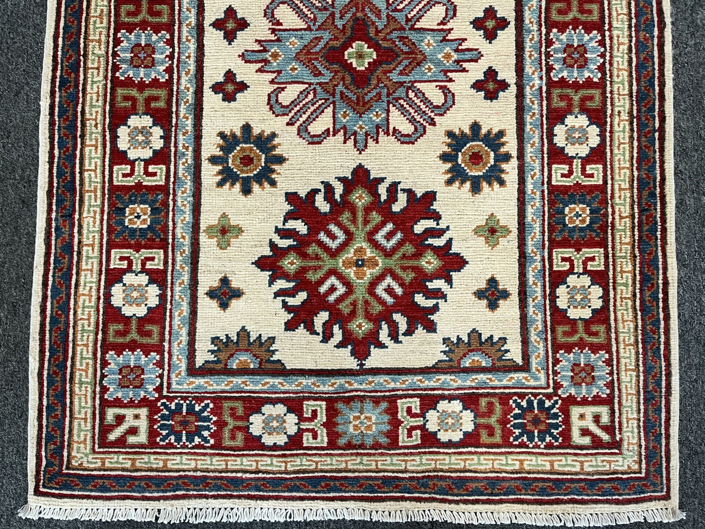 3X4 Kazak Handmade Wool Rug # 13342