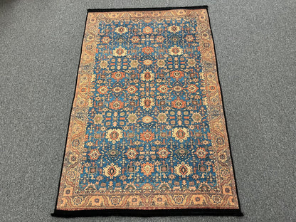 4X6 Mohal floral Machine Washable Area Rug